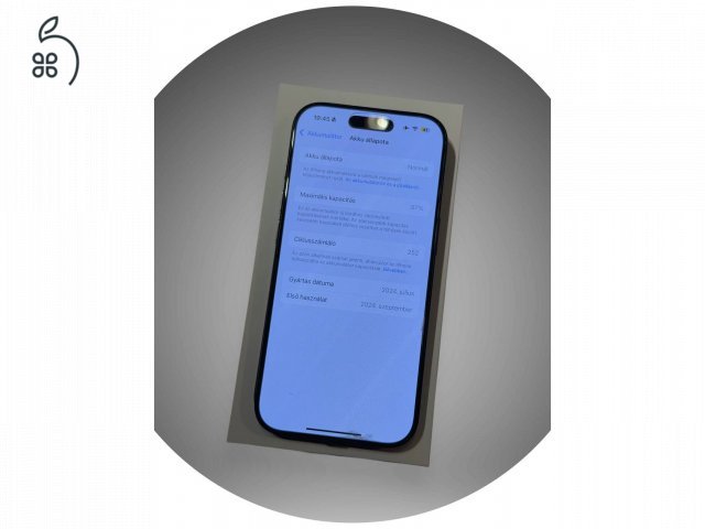 Eladó Apple iPhone 16 Pro 128 GB Black Titanium (fekete titán) színben - FÜGGETLEN