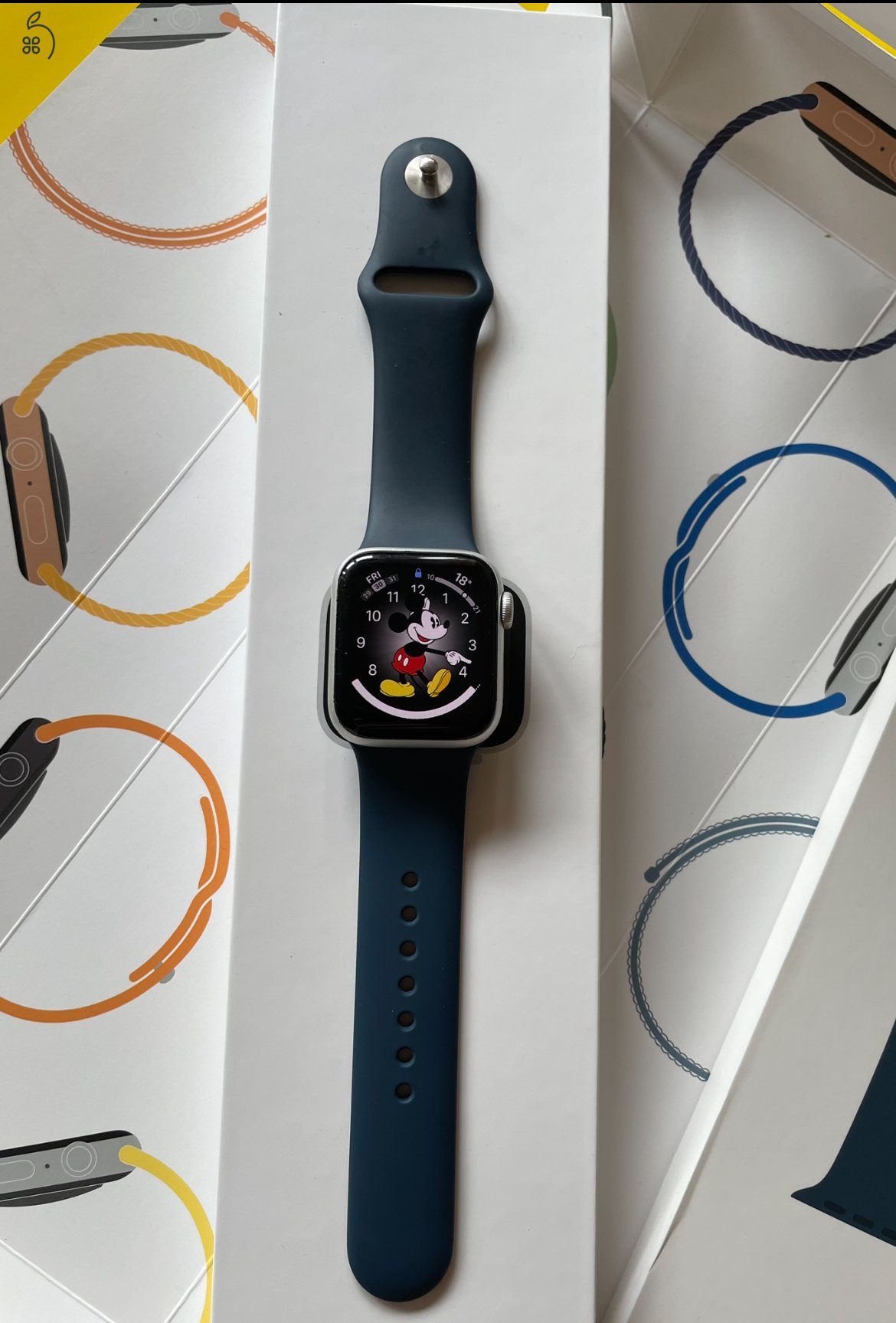 Gyári Apple Wach Szlikon Szíj