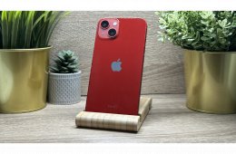  iPhone 13 128GB Piros, Független - Garancia, Számla 