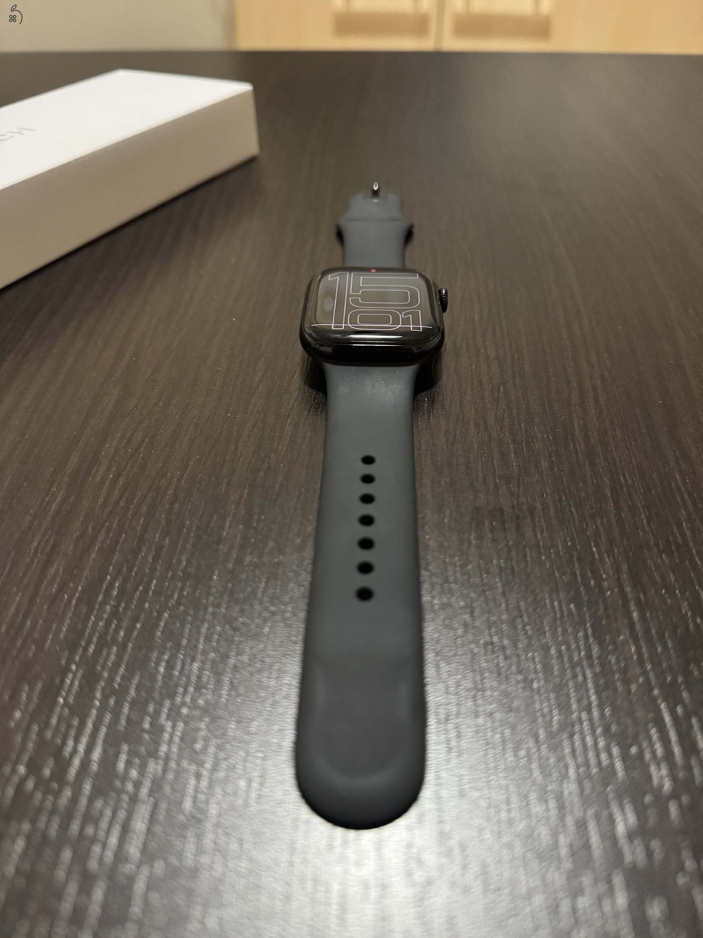 Apple Watch S10 Cellular 46mm Jet Black Alu Case With Black Sport Band S/M