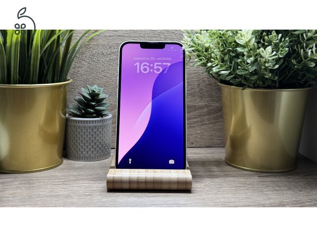  iPhone 13 128GB Fehér, Független - Garancia, Számla 