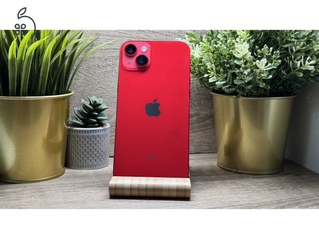  iPhone 14 Plus 128GB Piros, Független - Garancia, Számla 