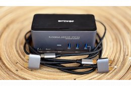 Blitzwolf Docking station BW-TH13 18 in 1 újszerű állapotban, M.2 sata foglalat van benne