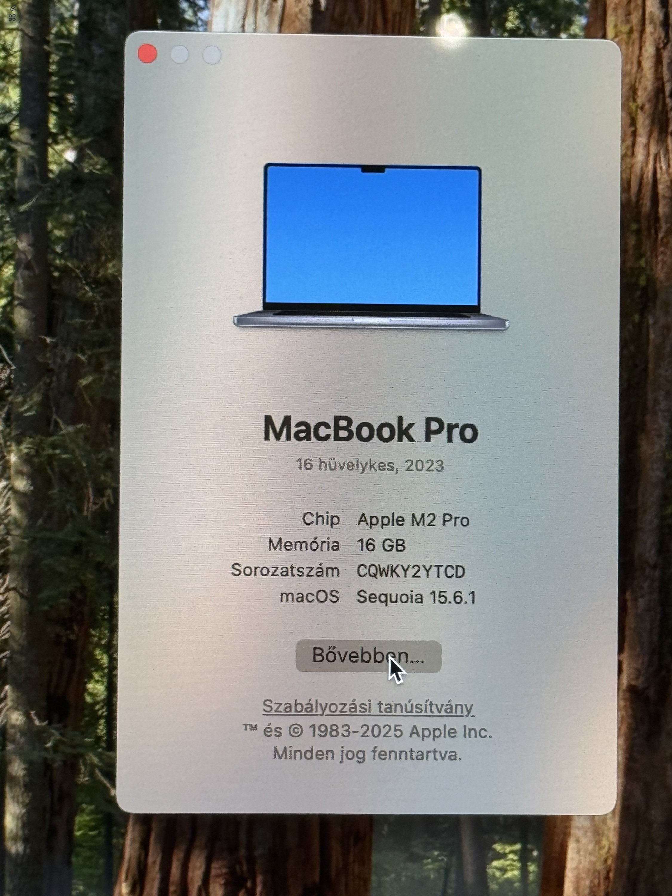 Apple MacBook Pro 2023 16” M2 Pro 16/512gb 99% aksi 2026.06.26 gari