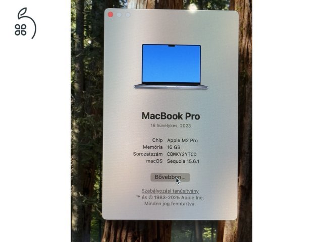 Apple MacBook Pro 2023 16” M2 Pro 16/512gb 99% aksi 2026.06.26 gari