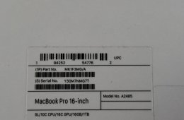 Macbook Pro 16 (2021) - Apple M1 Pro - 1 TB SSD Ajándék Tokkal