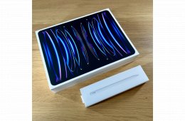 iPad Pro 12.9 hüvelykes Ezüst 6. generáció Wifi + Cellular M2 chip Apple Intelligencia 