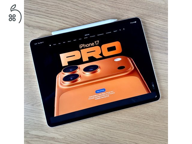 iPad Pro 12.9 hüvelykes Ezüst 6. generáció Wifi + Cellular M2 chip Apple Intelligencia 