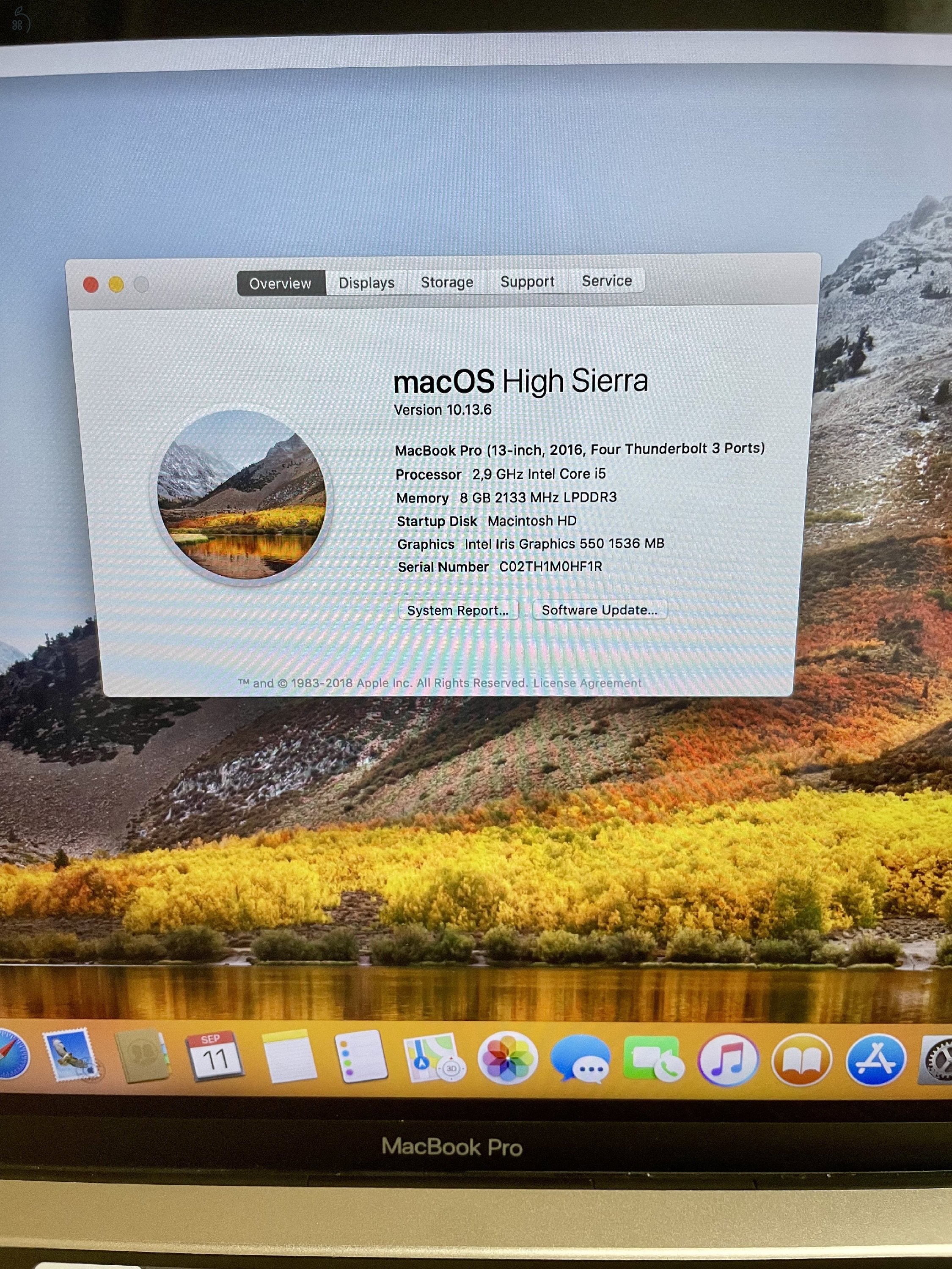 Macbook 2016 toucbar, 13’ retina