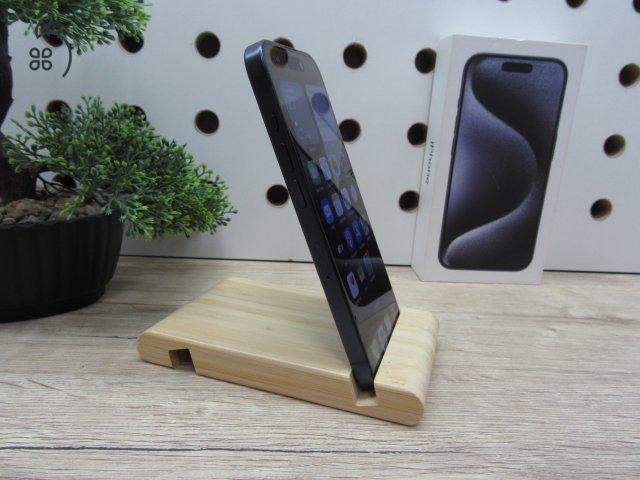 Apple iPhone 15 Pro – Blue Titanium – Titán dizájn, Pro teljesítmény – 128 GB – Használt, karcmentes – 3 hónap garanciával