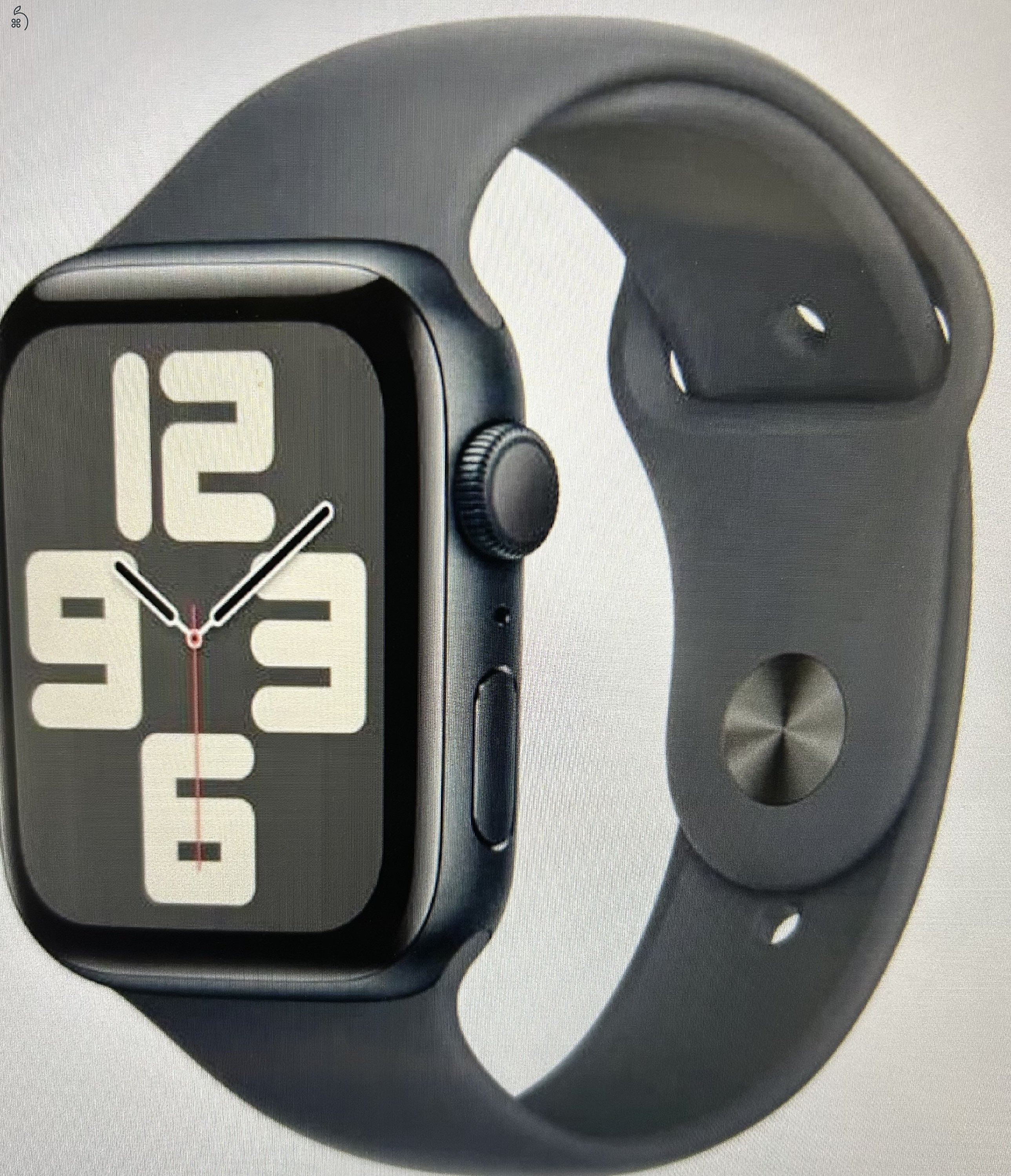 Apple Watch SE (2024) GPS 44mm éjfekete ÚJ BONTATLAN AZONNAL ÁTVEHETŐ