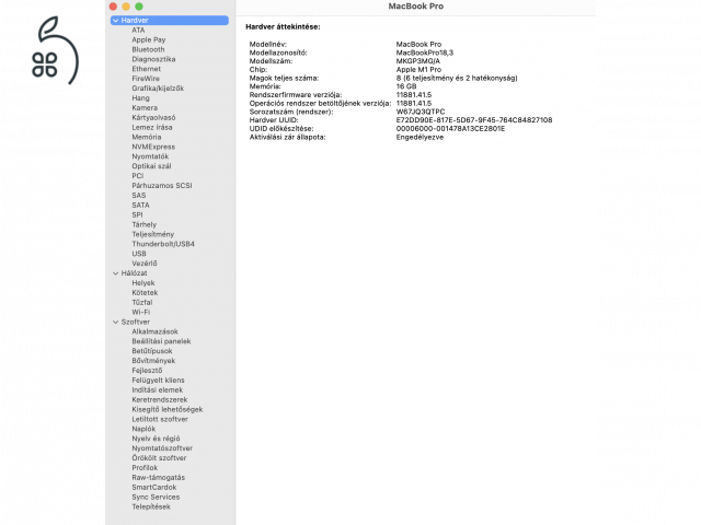 Macbook Pro M1 Pro 14