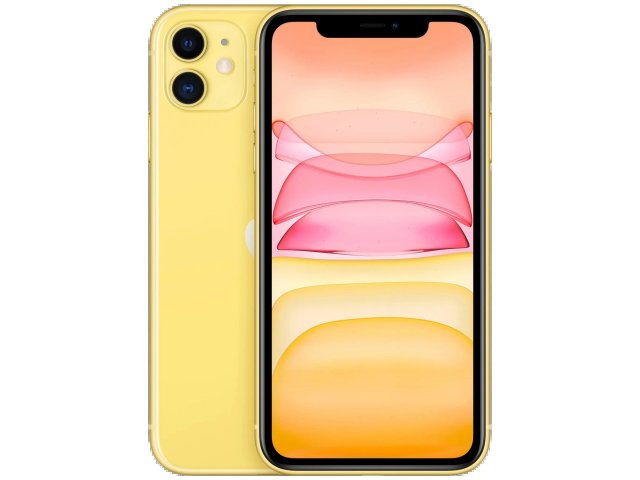 !! 1 ÉV GARANCIA !! Apple iPhone 11 64 GB Yellow 100%