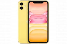 !! 1 ÉV GARANCIA !! Apple iPhone 11 64 GB Yellow 100%