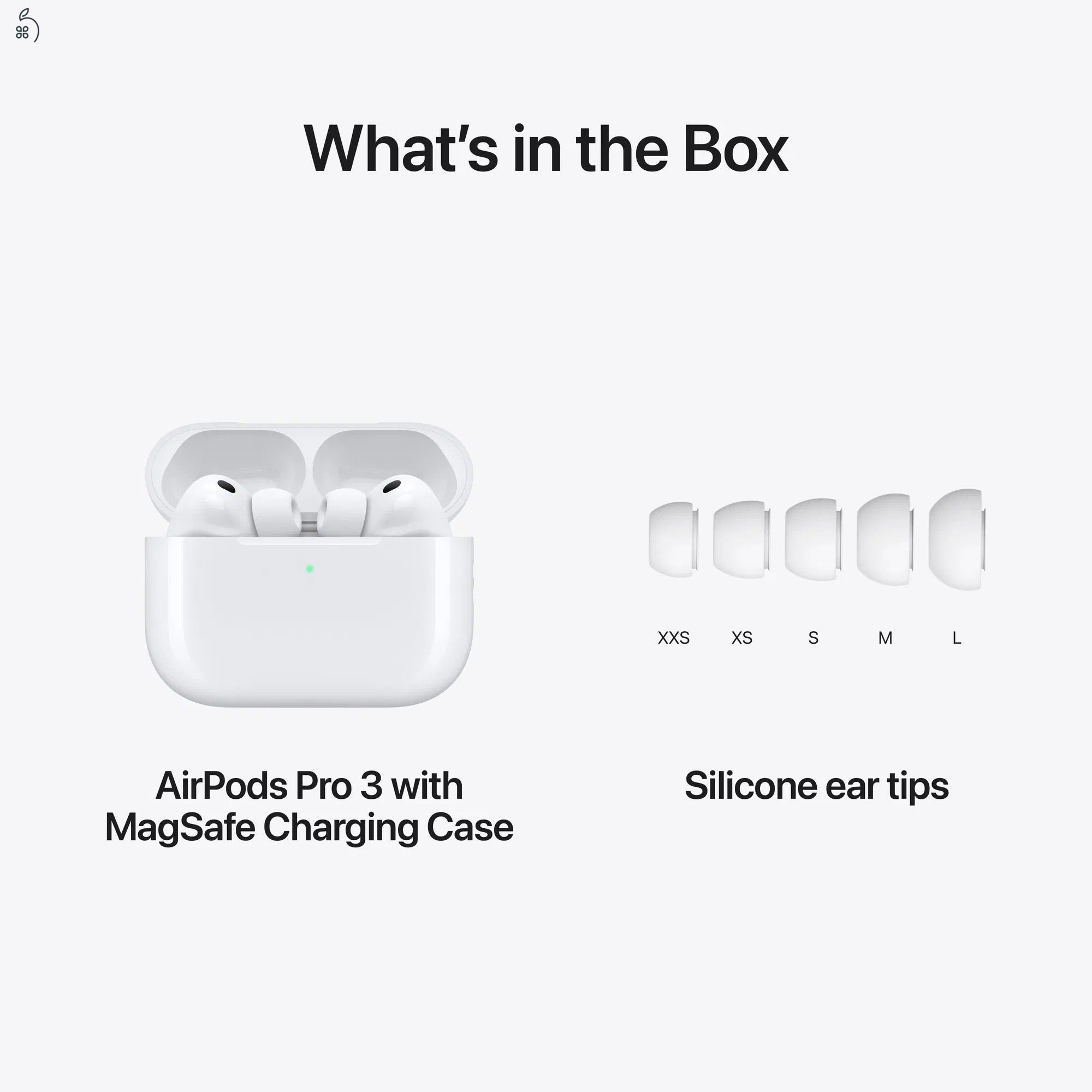 Apple AirPods Pro 3 - bontatlan, új - 1 év Apple garancia