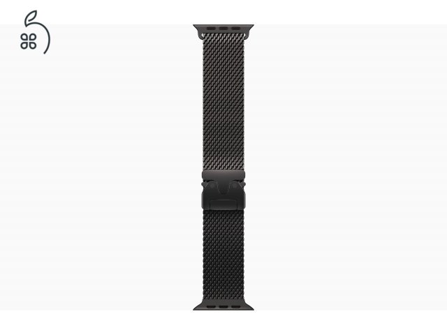 Apple Watch Ultra 3 - Titán Natúr / Titán Black 49 mm Milanaise - bontatlan, 1 év Apple garancia 