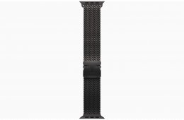 Apple Watch Ultra 3 - Titán Natúr / Titán Black 49 mm Milanaise - bontatlan, 1 év Apple garancia 