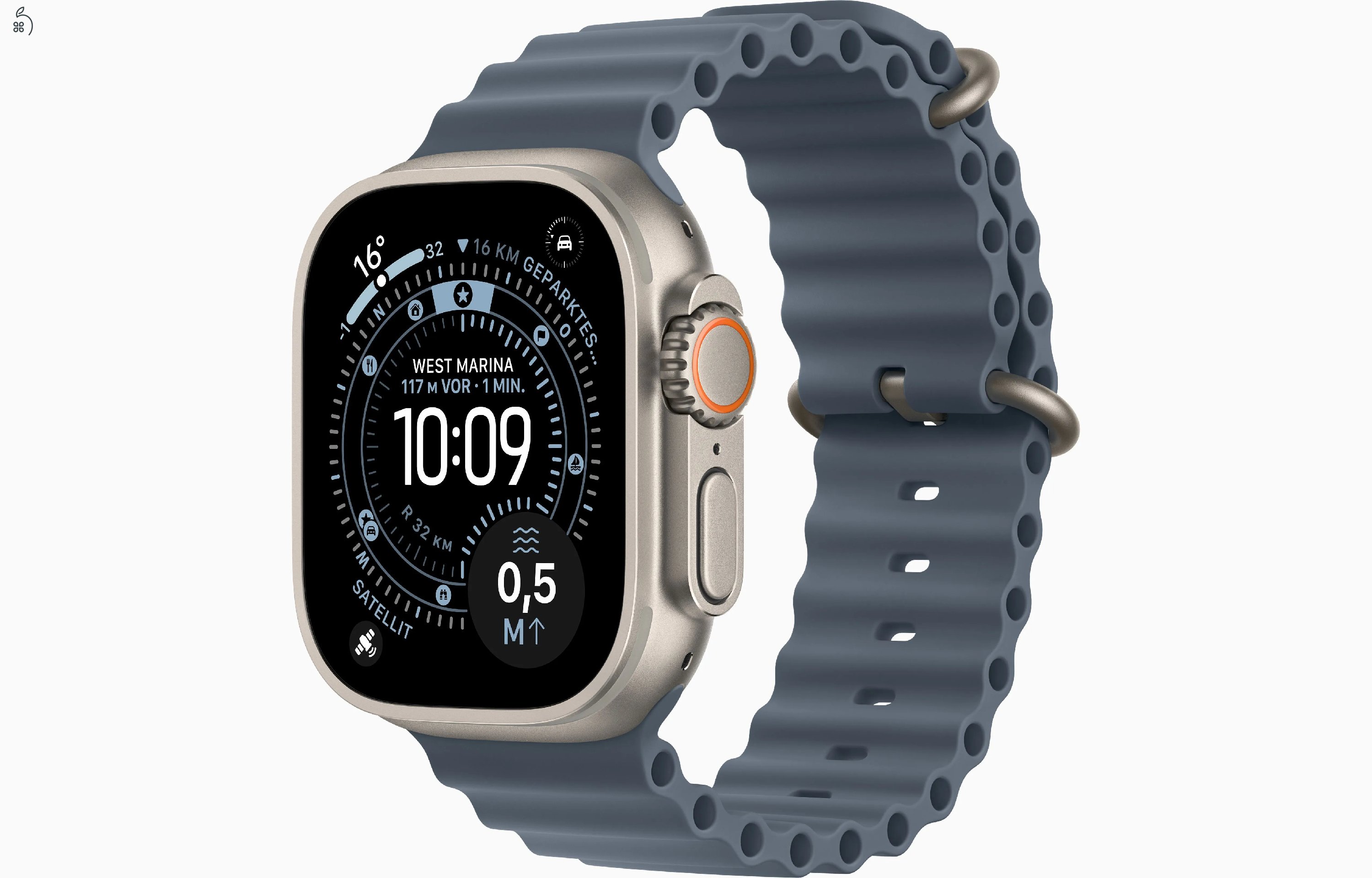 Apple Watch Ultra 3 - Titán Natúr / Titán Black 49 mm több szíjjal- bontatlan, 1 év Apple garancia