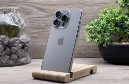 Hibátlan iPhone 15 Pro Natural Titanium 256GB 2 ÉV Garanciával Számlával