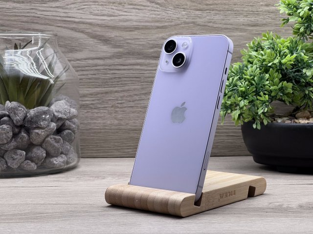 iPhone 14 Purple 128GB 2 ÉV Garanciával Számlával 93% Akksi