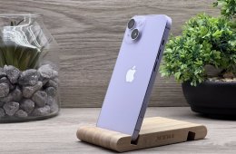 iPhone 14 Purple 128GB 2 ÉV Garanciával Számlával 93% Akksi