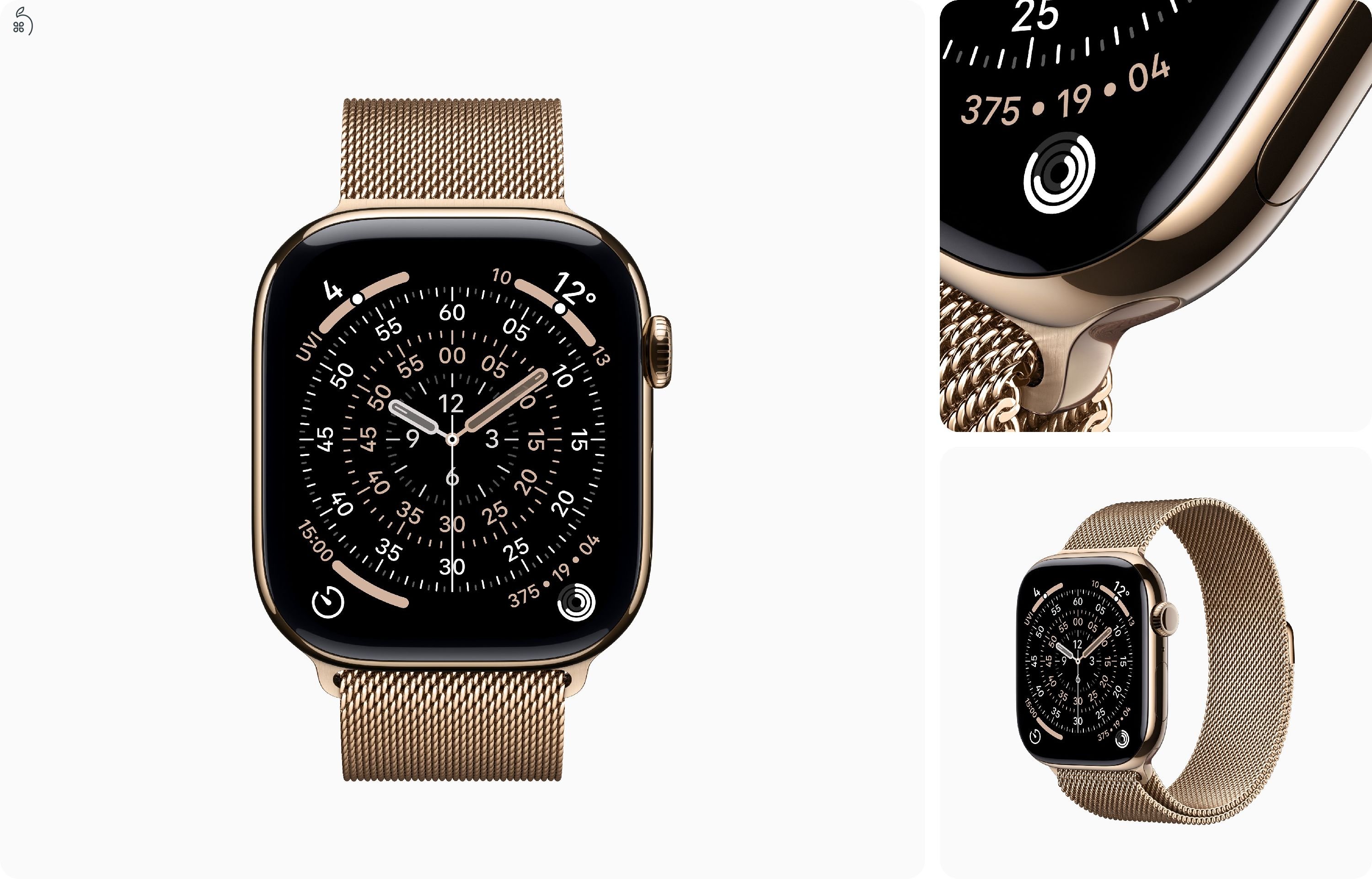 Apple Watch Series 11 Titán 42/46 mm Sport/Milanaise- bontatlan - 1 év Apple garancia