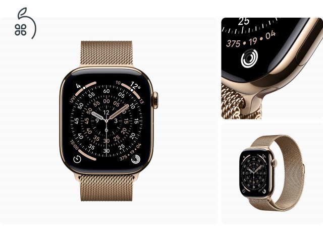 Apple Watch Series 11 Titán 42/46 mm Sport/Milanaise- bontatlan - 1 év Apple garancia