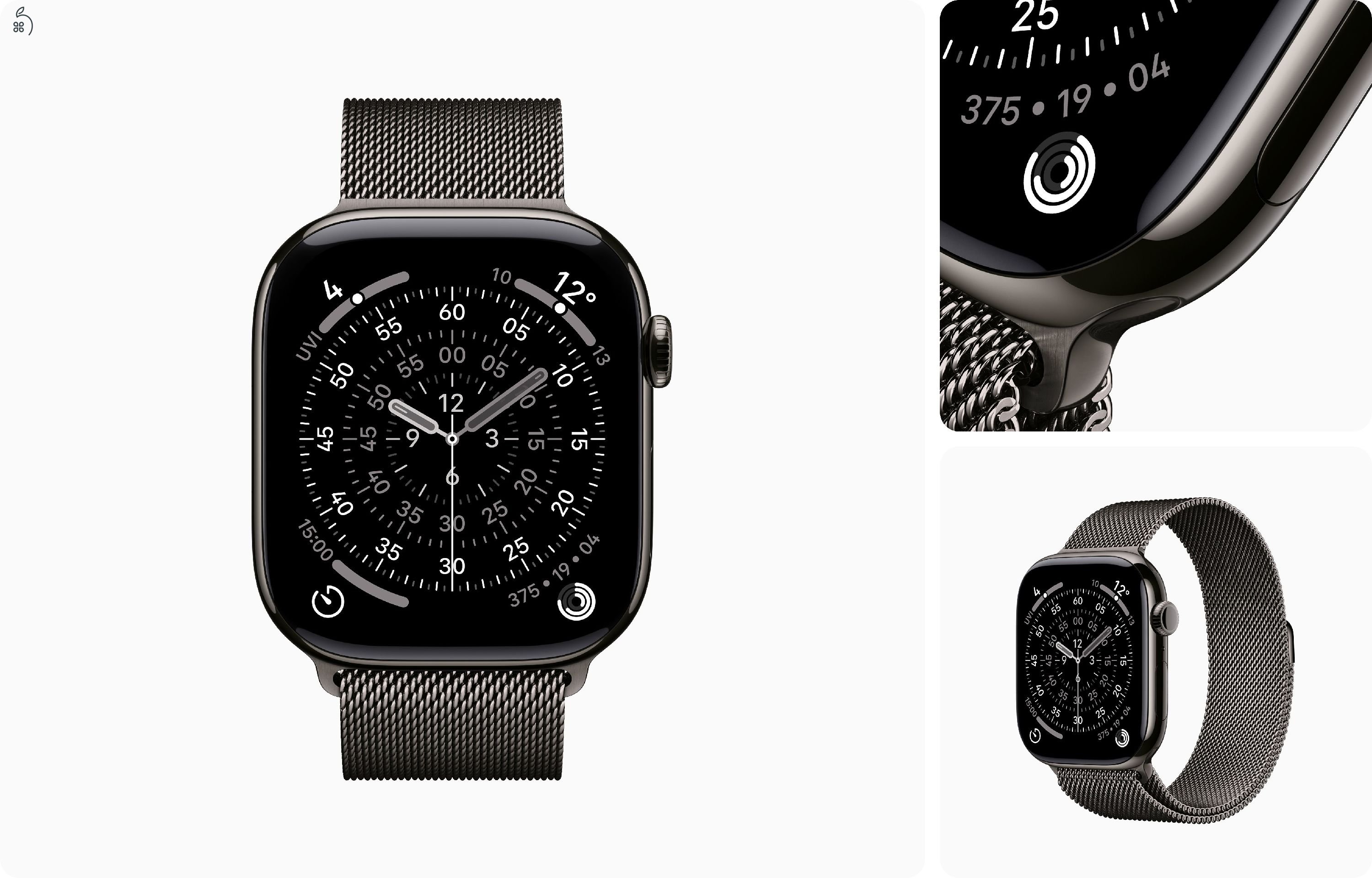Apple Watch Series 11 Titán 42/46 mm Sport/Milanaise- bontatlan - 1 év Apple garancia