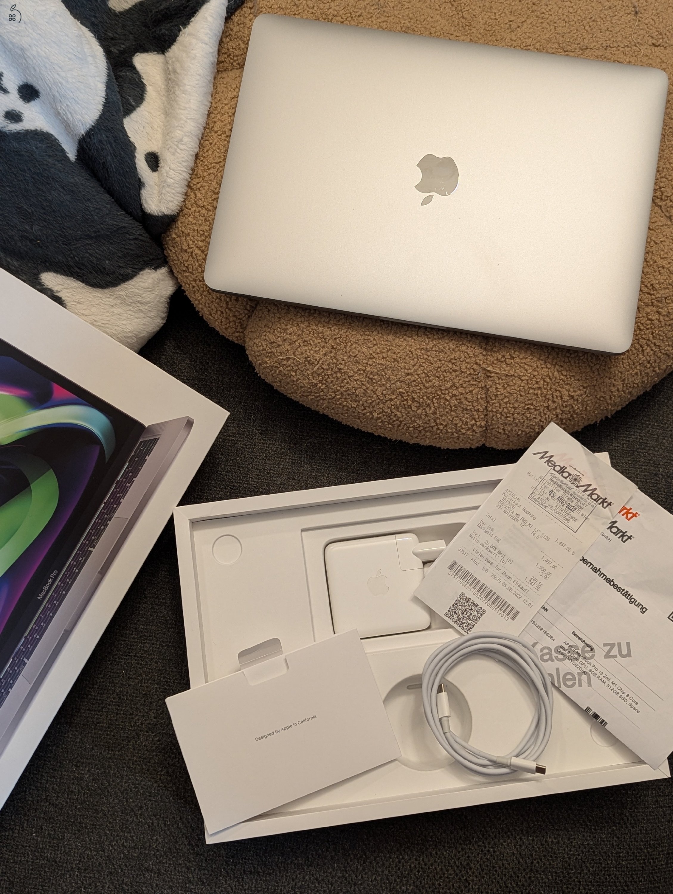 MacBook Pro M1 512GB SSD újszerű állapot