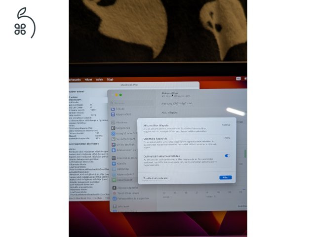 MacBook Pro M1 512GB SSD újszerű állapot