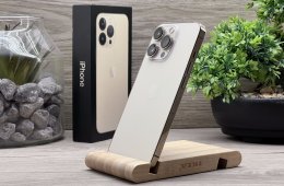Hibátlan iPhone 13 Pro Gold 256GB 2 ÉV Garanciával Számlával 90% Akksi