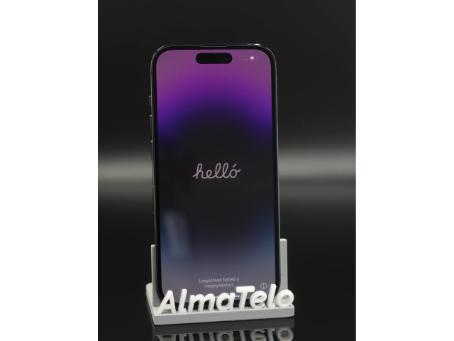 Apple iPhone 14 Pro 256 GB Deep Purple 100% akku - 12 HÓ GARANCIA