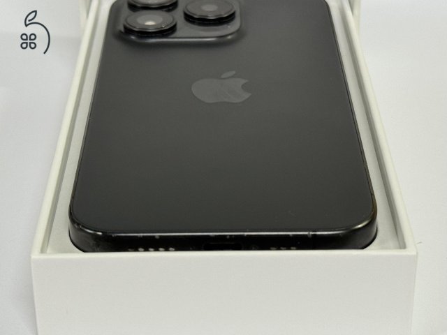 iPhone 15 Pro Black Titanium 128GB 2 ÉV Garanciával Számlával 89% Akksi 