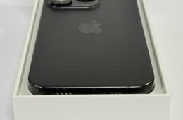 iPhone 15 Pro Black Titanium 128GB 2 ÉV Garanciával Számlával 89% Akksi 