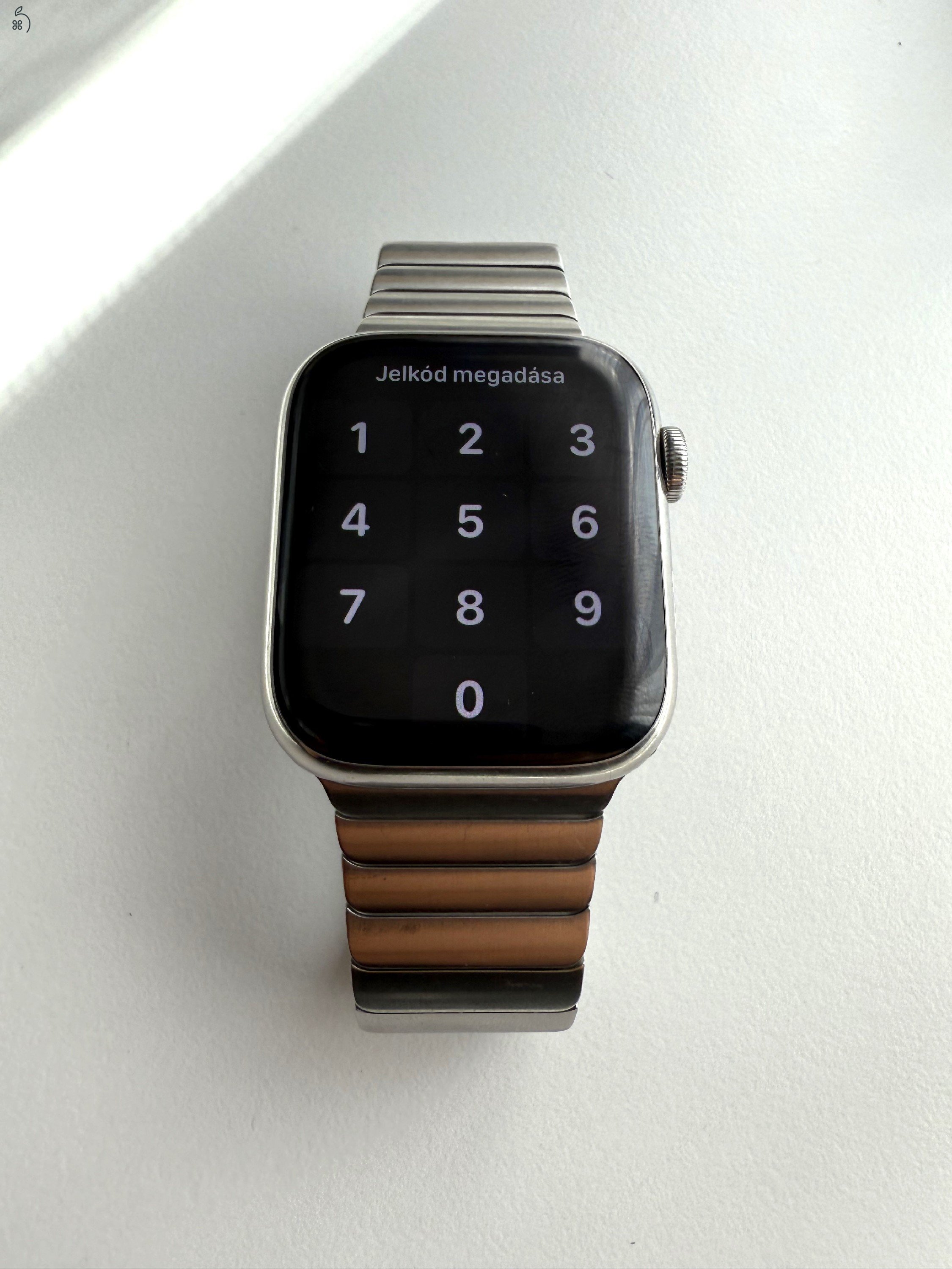 Rozsdamentes acél Apple Watch 7 Cellular