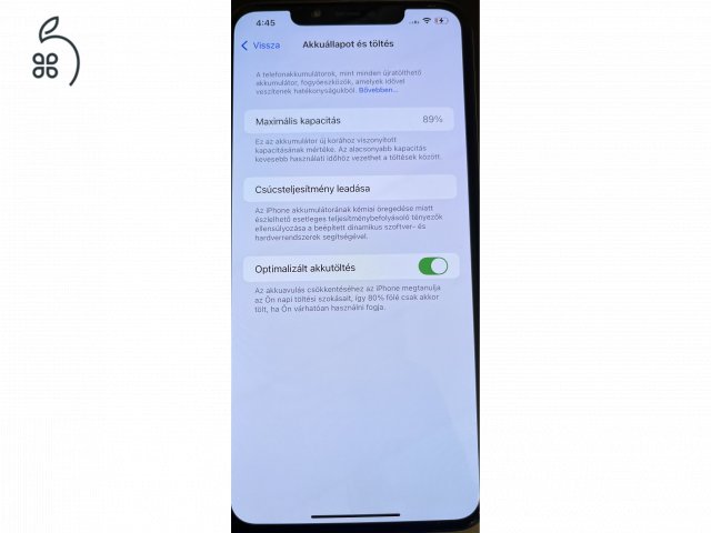 iPhone 11 Pro Max Midnight Green 64 GB szép  állapotban