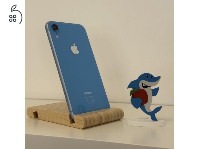 GYÖNYÖRŰ iPhone XR 64GB Blue -1 ÉV GARANCIA - Kártyafüggetlen, MS3117