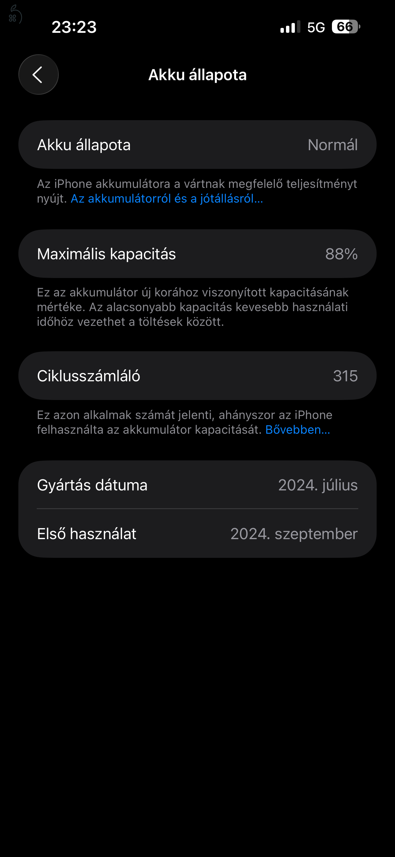 Eladó 1 éves független iPhone 15 Pro Max 