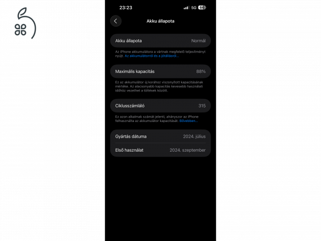 Eladó 1 éves független iPhone 15 Pro Max 