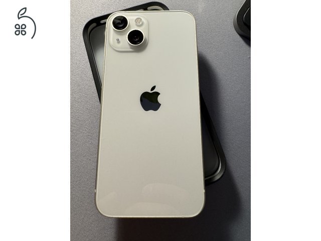 Apple iPhone 13 128 GB Starlight karcmentes, szép állapotban
