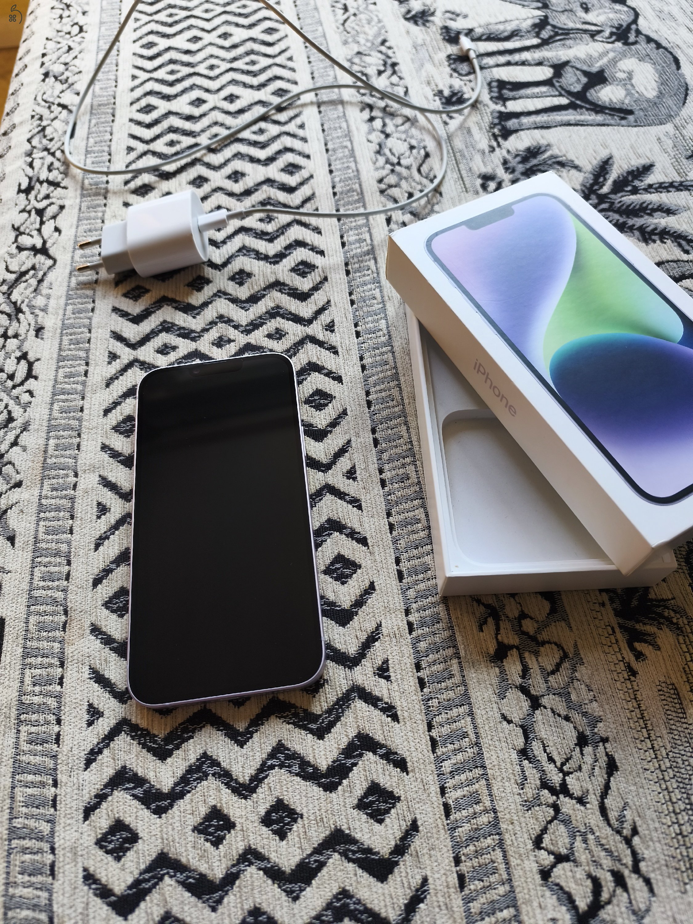  iPhone 14 PLUS Purple 128GB  92% Akksi 