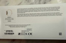 40mm Apple Watch series 6 arany színű GPS, alumínium ház + 2 szíj