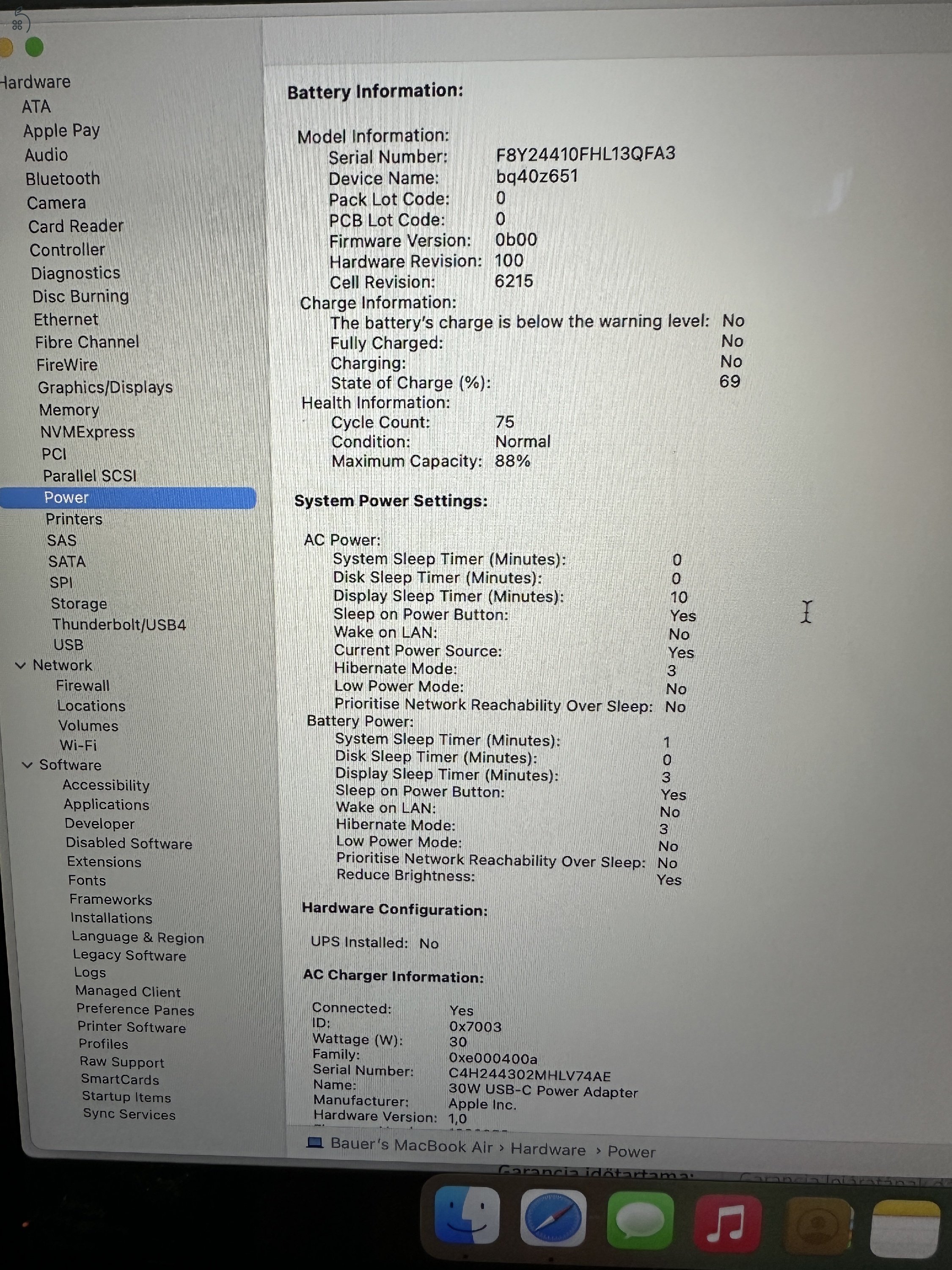 Macbook Air M2 (2022) 13' 256 GB 