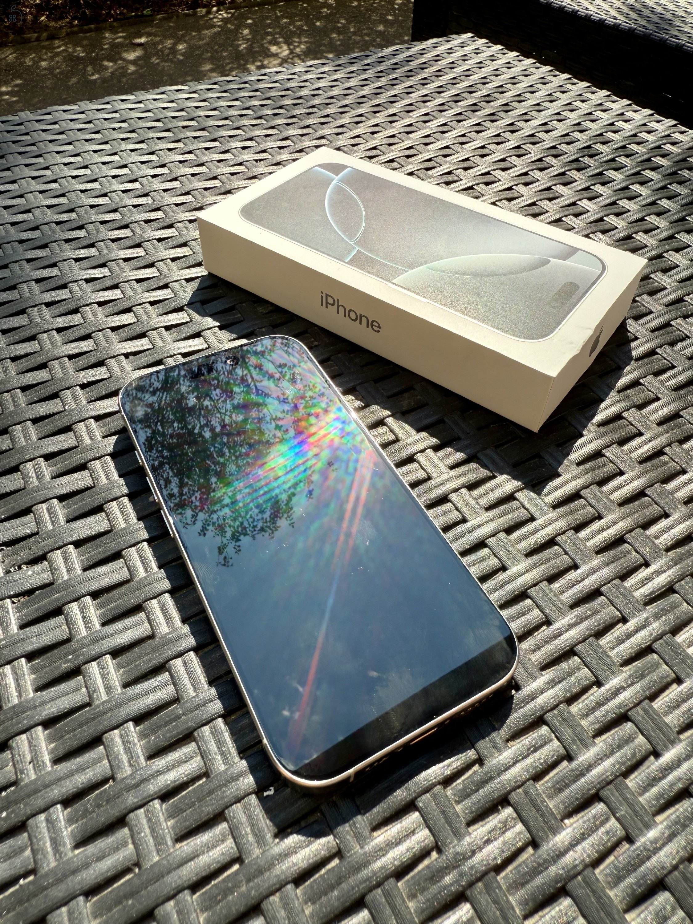 Eladó Új iPhone 16 Pro White Titanium Color 256GB 
