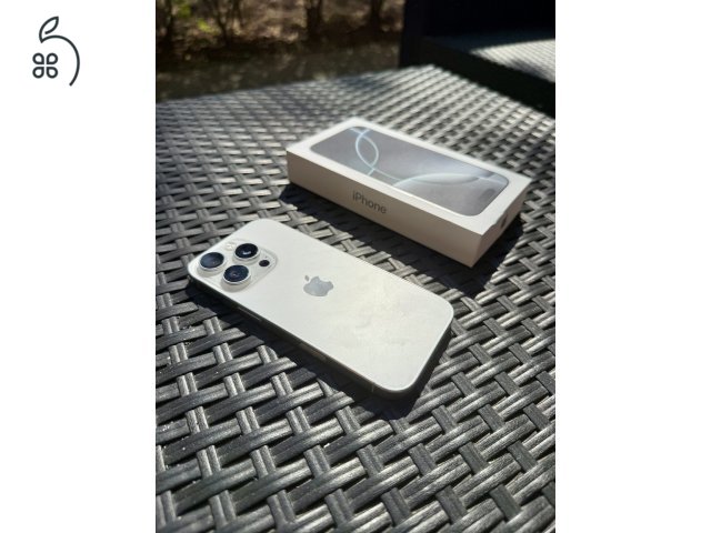 Eladó Új iPhone 16 Pro White Titanium Color 256GB 
