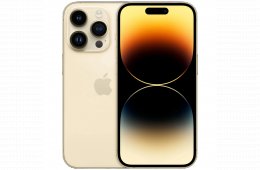 !! 1 ÉV GARANCIA !! Apple iPhone 14 Pro Max 256 GB Gold 100% – ESIM