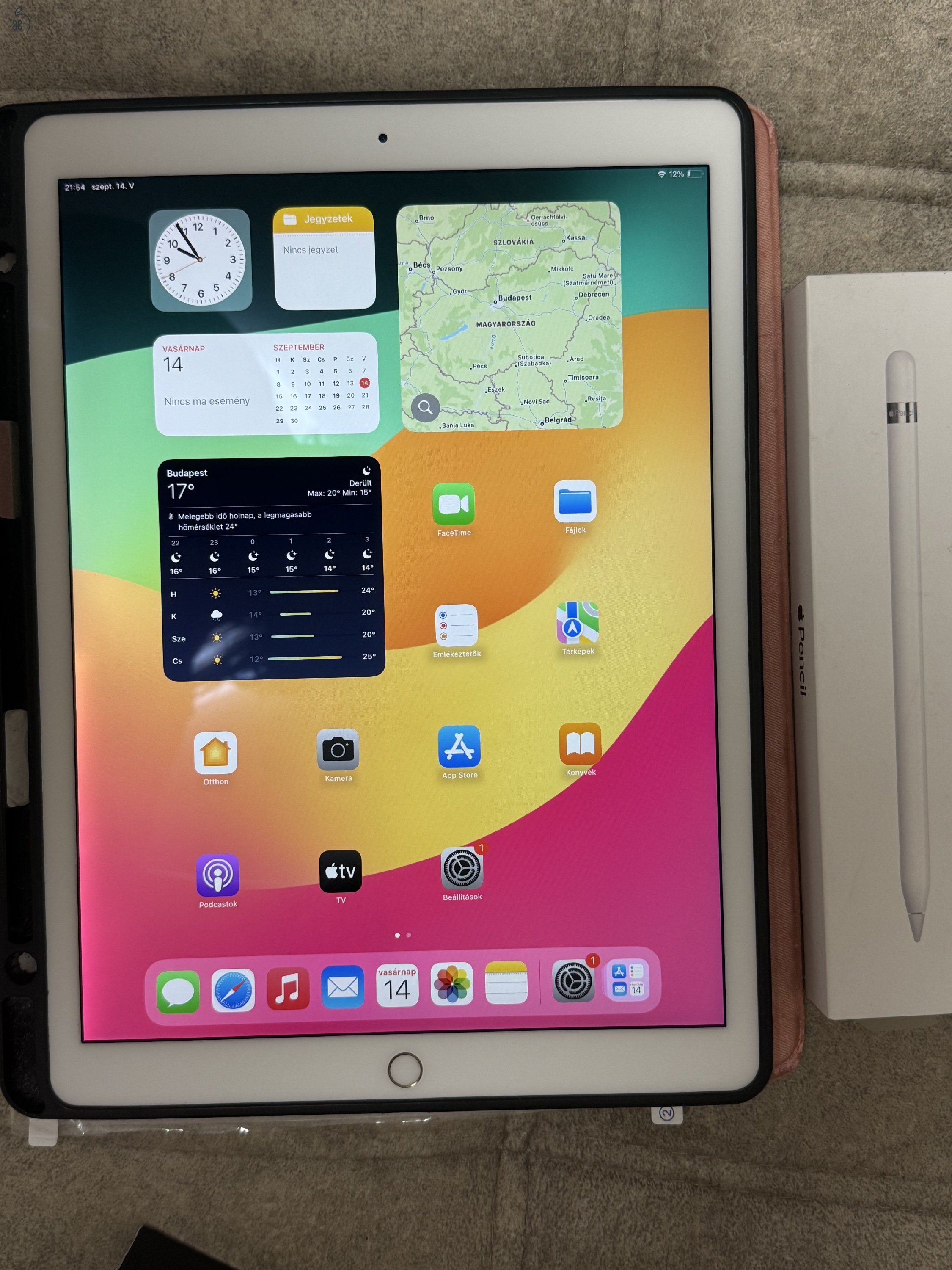 Ipad pro 2. Gen 12,9 256 GB ceruzával