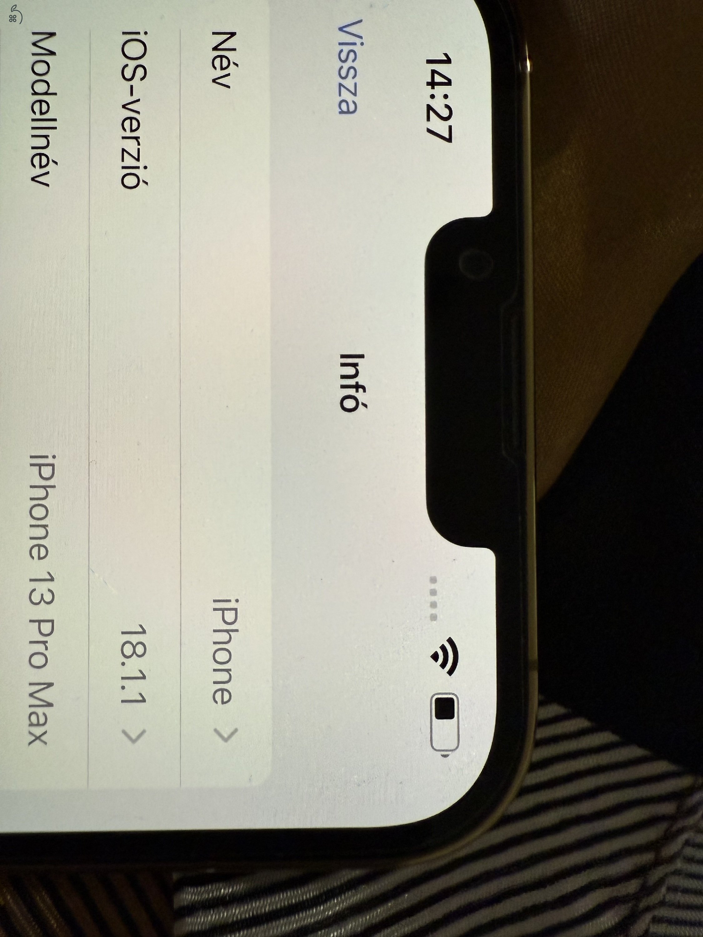 Iphone 13 pro max 128 GB föggetlen