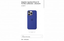 iPhone 16 Pro Max 256GB 2027.09-ig Garanciális 