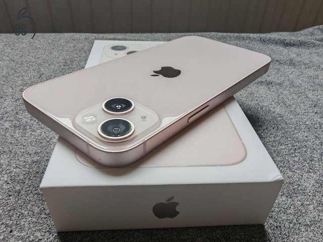 (Csere) iPhone 13 Pink 128 GB, Független, újszerű állapot, 2026.10-ig MM Garancia